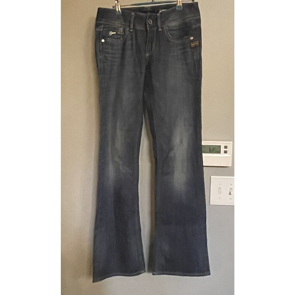 G-star Lynn Bootcut Jeans Raw Denim Womens sz 27x32 EUC